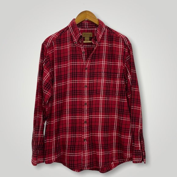St. John's Bay Other - St. John's Bay Size L Red and Black flannel Mens shirt